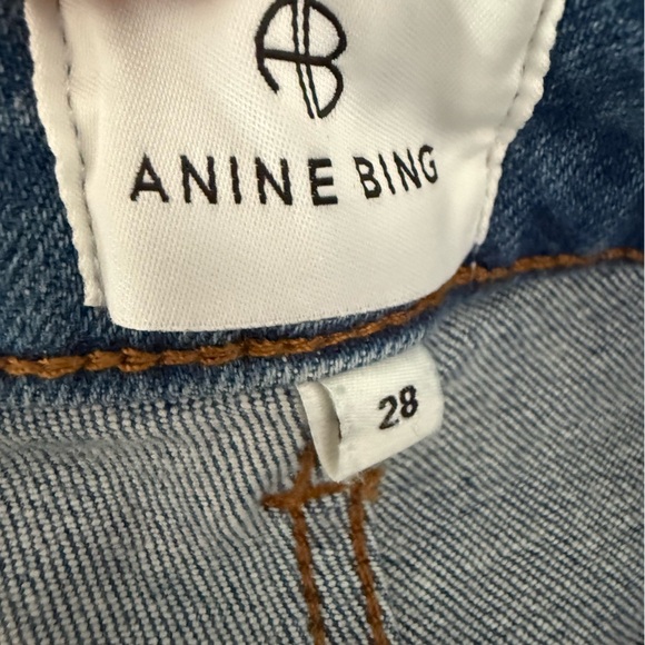 NWT Anine Bing Beck High Rise Skinny Blue Women's Jeans | Size 28 - Picture 9 of 9